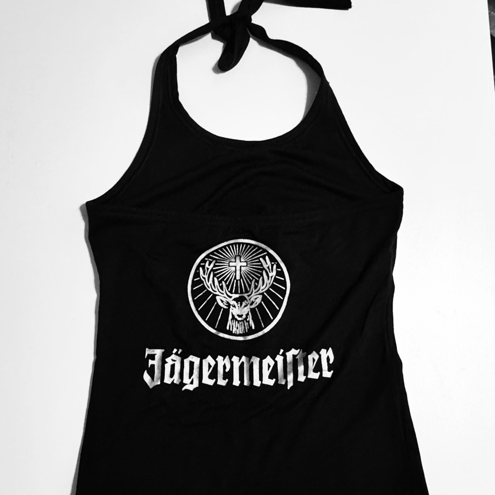 Jagermeister Black Halter Tank Top - Picture 2 of 2